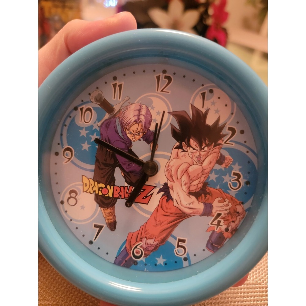 Dragon Ball Z Clock New Old Stock Rare Goku & Trunk's 4'